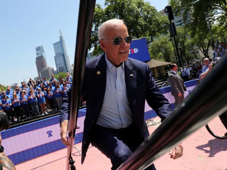 Joe Biden may be leading national polls among Democratic voters, but a new poll shows his dominance doesn’t necessarily extend to Iowa.Mr Biden is matched by Bernie Sanders in the state, a sharp drop from his 11 point lead in a separate poll last month. Both candidates can claim 24 per cent support in the state, which will vote first in the nominating process next year.Mr Biden and Mr Sanders are followed in the new poll by several candidates with significant showings, including Pete Buttigieg (14 per cent), Elizabeth Warren (12 per cent), and Kamala Harris (10 per cent).Reading into the polls just a bit more, Mr Biden has more to worry about than just Mr Sanders, too.Ms Warren stands out as the most liked candidate in the race, with a favourability rating at 78 per cent — the top in the race. She is followed by Mr Sanders, who is the next closest with 71 per cent.“Good news for Elizabeth Warren: her favourability exceeds that of any other candidate in the race and her name recognition is near universal,” said principal pollster Jane Loria in a news release.She continued: “In some states, we see a large spread between the front-runners and the so-called second-tier in the excitement barometer, but in Iowa the candidates are all pretty tightly clustered. When we ask respondents to identify the five candidates they’re most excited about, 54% say Warren, followed by Biden (53%), then Harris (53%), Sanders (49%), and Buttigieg (46%)The terrain looks much better for Mr Biden when looking at the other states that follow close after Iowa, however. In New Hampshire, Mr Biden beats Mr Sanders 36 per cent to 18 per cent. In South Carolina, meanwhile, Mr Biden recently got 46 per cent support compared to Mr Sanders’ 15 per cent.But, any fragility in Iowa could have real consequences for Mr Biden’s third presidential race. The state has an outsized influence on the presidential nominating process, and a loss there would show potentially significant vulnerabilities for the former vice president.The Iowa Starting Line/Change Research Poll was released on Monday, and the Iowa caucuses will be held in January.