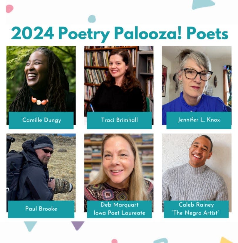 Meet the poets reading at Poetry Palooza! April 19-20.