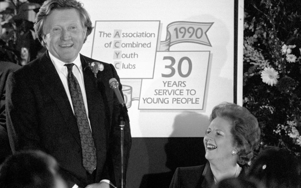 Dimbleby regularly interviewed Margaret Thatcher when she was prime minister - JOHN STILLWELL