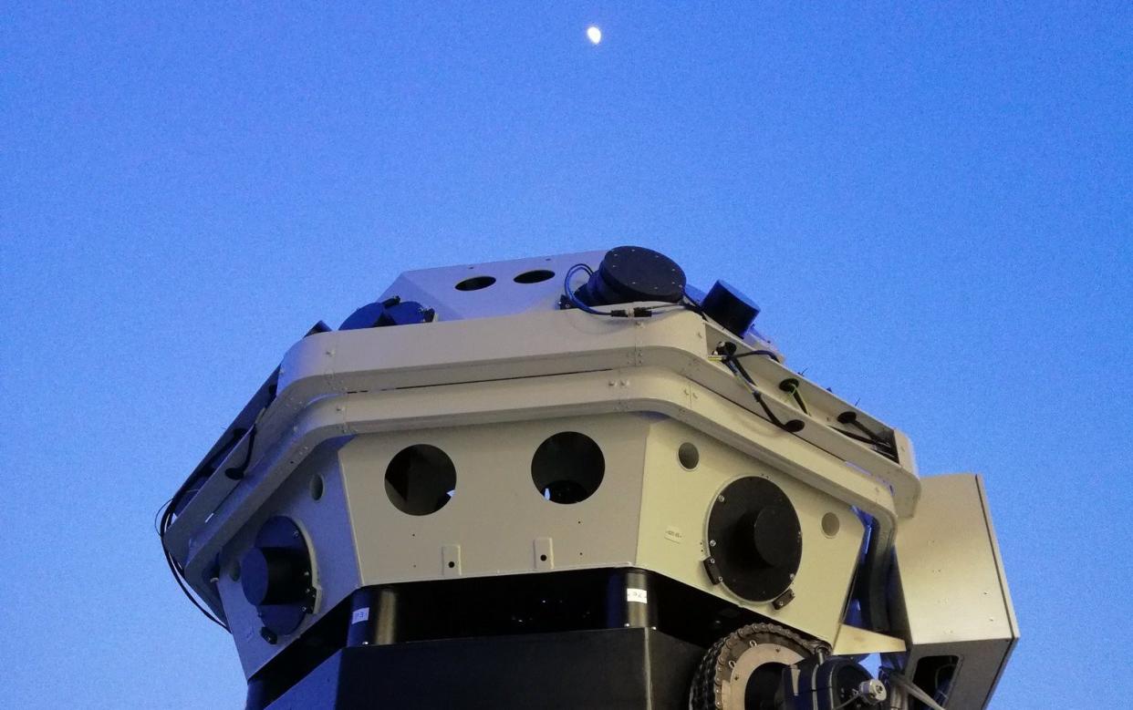 A Flyeye telescope, designed to spot meteors capable of wiping out humanity