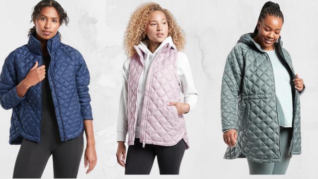 Athleta's Whisper Featherless collection is the outerwear you need