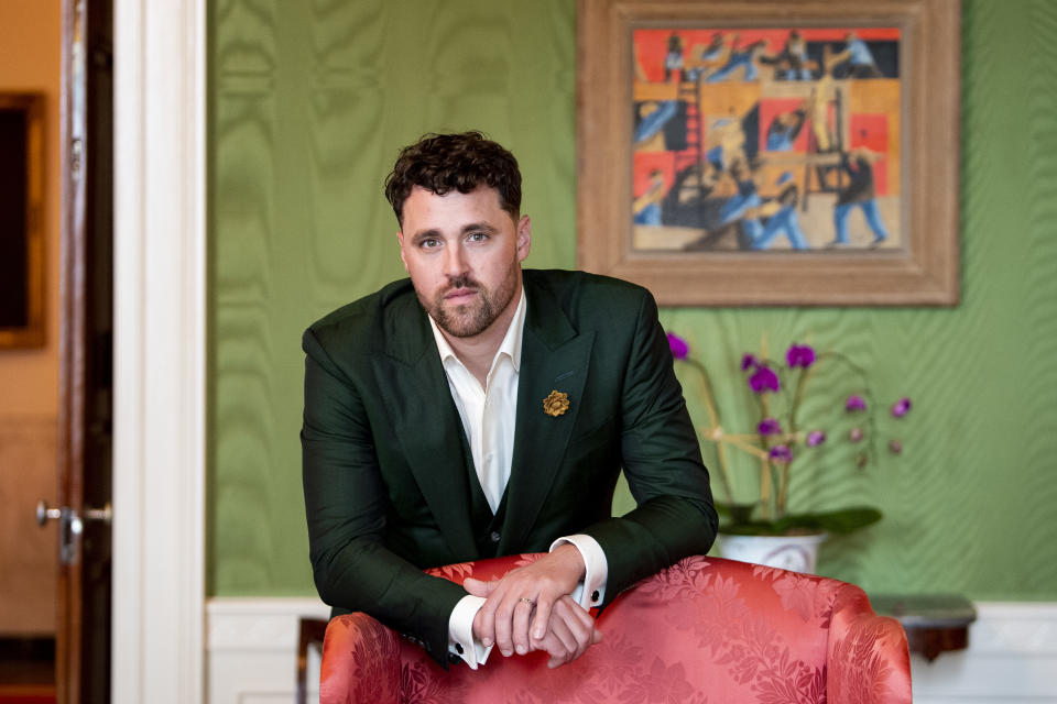 WASHINGTON, DC - MAY 9: Heath Hembree #37 of the Boston Red Sox takes a tour during a visit to the White House in recognition of the 2018 World Series championship on May 9, 2019 in Washington, DC. (Photo by Billie Weiss/Boston Red Sox/Getty Images)