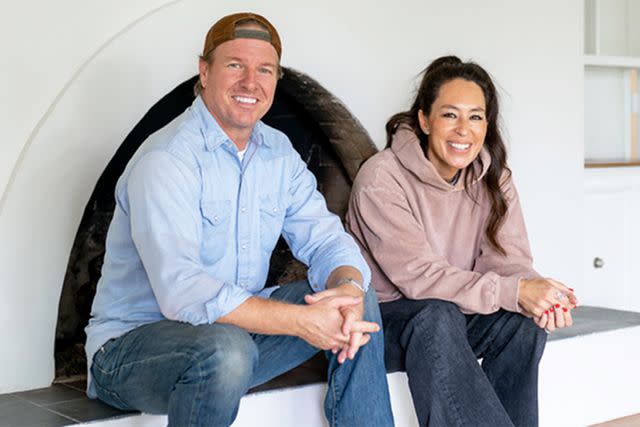 <p>Courtesy of Magnolia Network</p> Chip and Joanna Gaines on 'Fixer Upper: The Lakehouse'