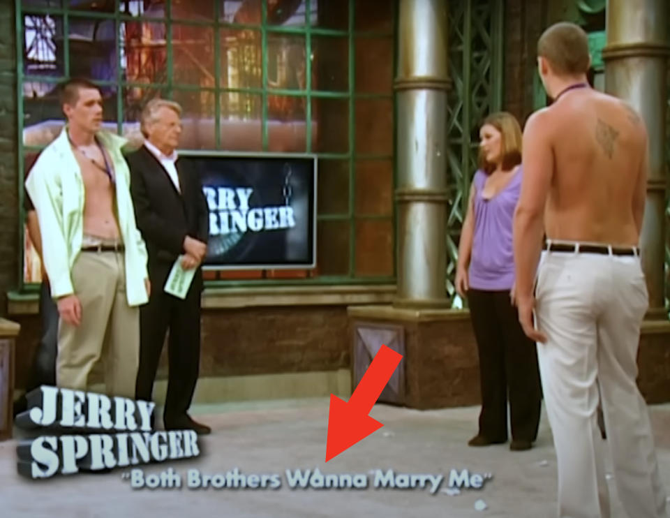 Screenshot from "Jerry Springer"