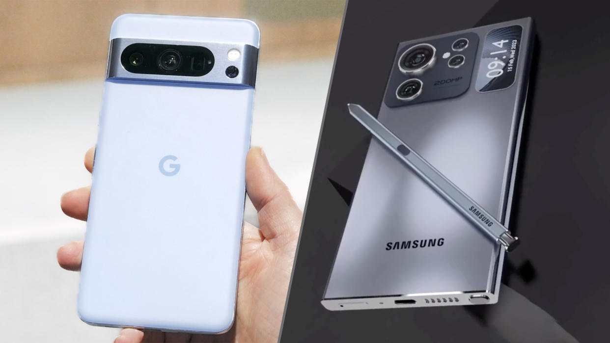  Samsung galaxy s24 ultra vs google pixel 8 pro image. 