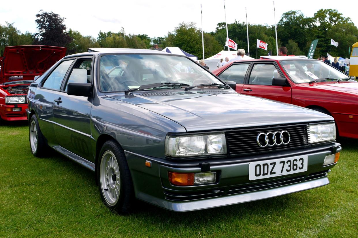 1989 Audi Quattro coupé.