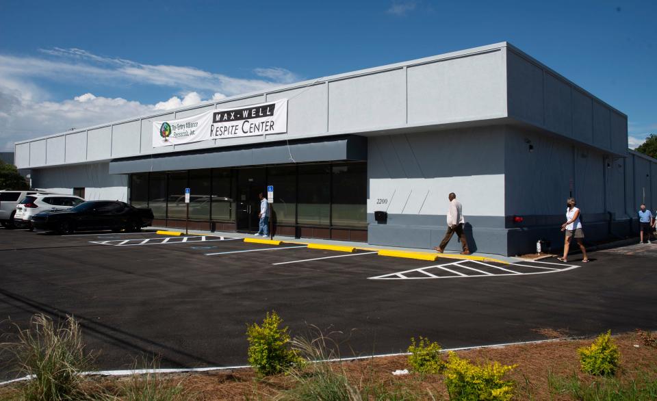 The new Max-Well Respite Center invited members of the public and homeless advocates to get a look inside the new shelter serving the under-served community on Wednesday, July 27, 2022. 