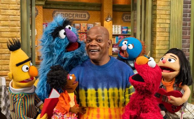 Samuel L. Jackson celebrates 'Happy Hair Day' on 'Sesame Street