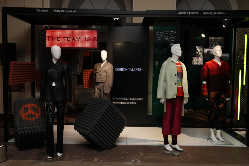 Zwei ausgewählte Designs des Labels Situationist(l.). (Bild: Getty Images)