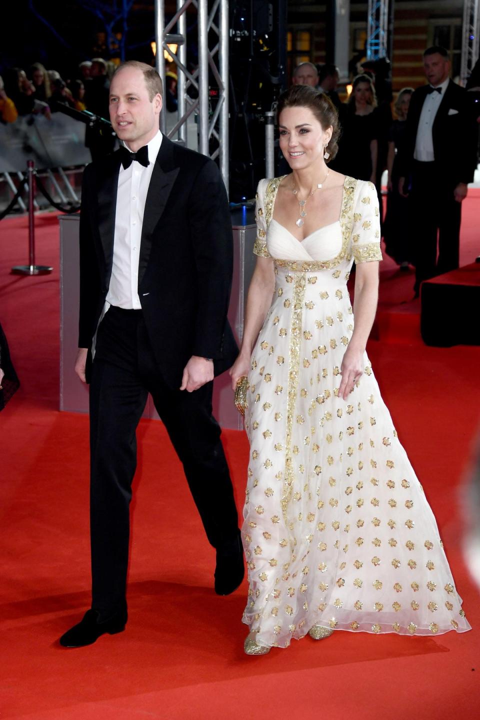 Attending the British Academy Film Awards (BAFTAs) at Royal Albert Hall, 2020 (Getty Images)