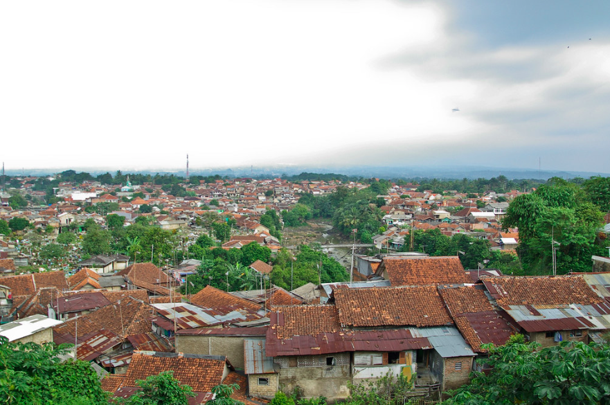 The dog was filmed running around a mosque in the West Java district of Bogor (Flickr)