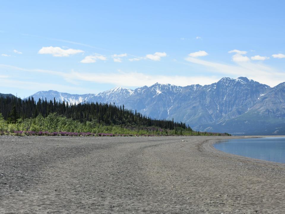 View from Alaska Highway ALCAN.