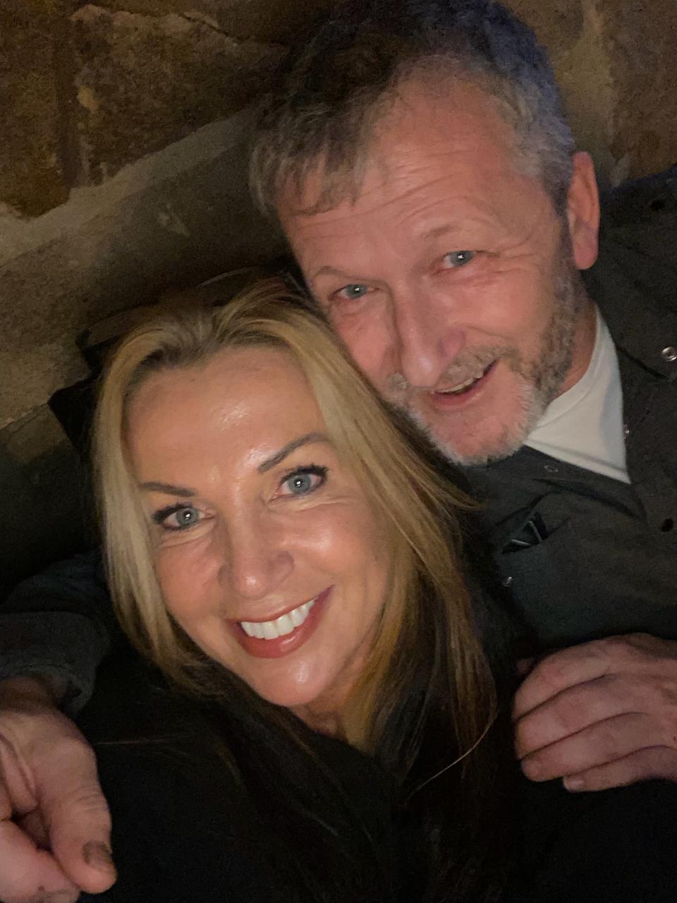 Tina Bird (pictured with her ex-husband Paul) says fostering is emotionally rewarding, but 'not an easy job'. (Supplied)