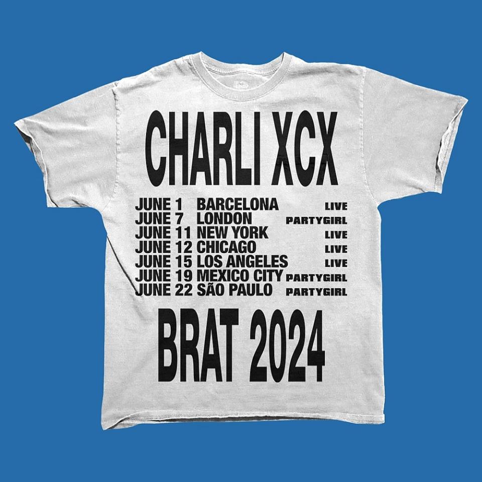 charli xcx 2024 tour dates