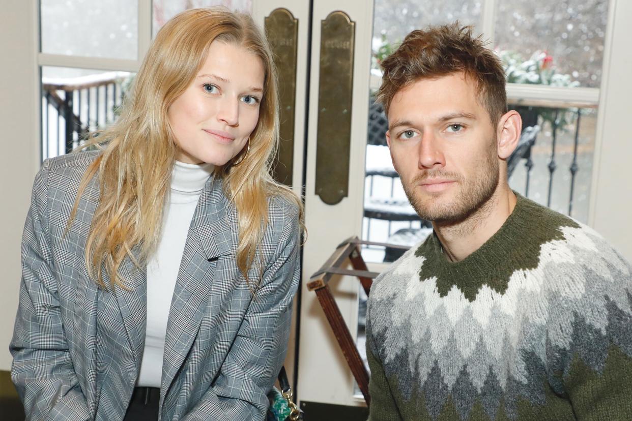 Alex Pettyfer and Toni Garrn