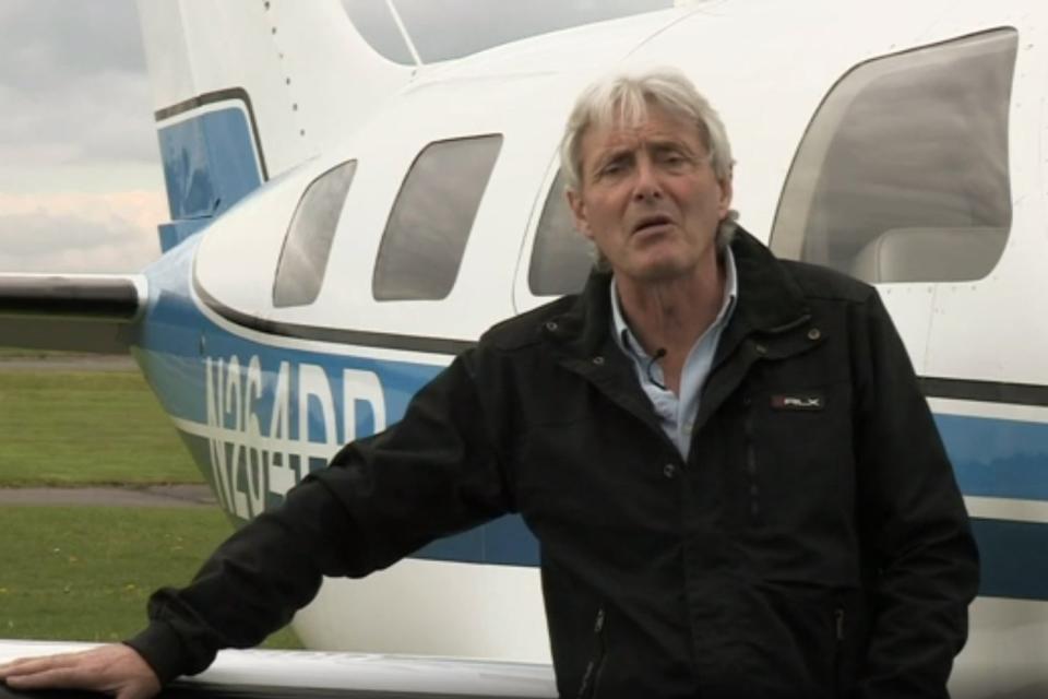 Pilot David Henderson (BBC)