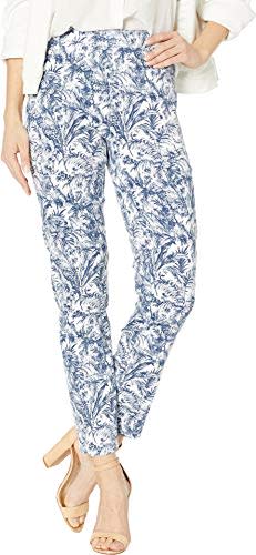 Botanical Toile Pull-On Ankle Pants