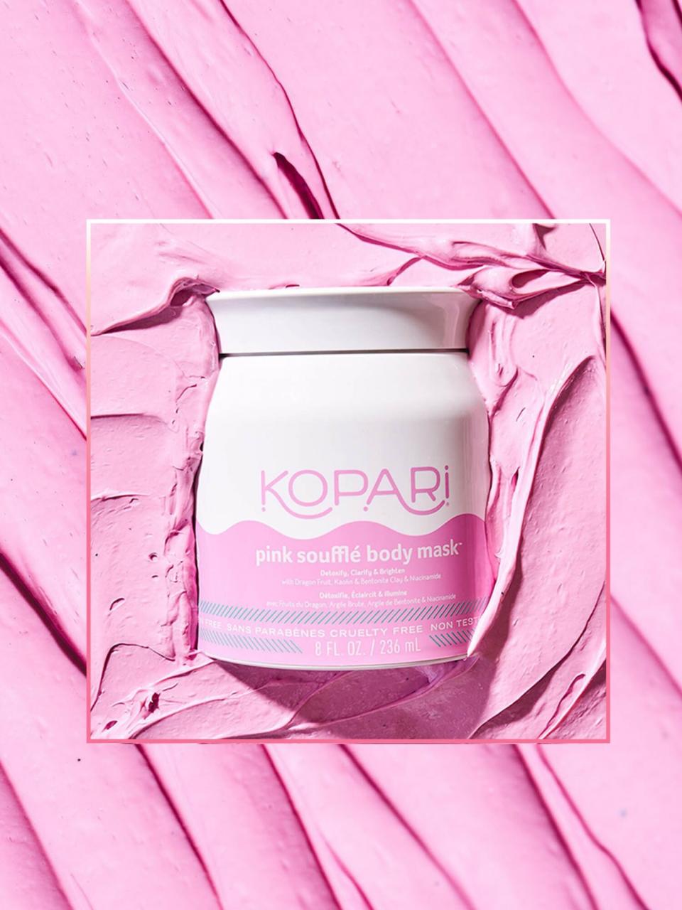 Pink Soufflé Body Mask With Niacinamide, Kaolin Clay, Dragon Fruit &amp; Coconut Oil