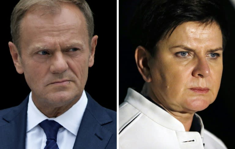 Polish Prime Minister Beata Szydlo is bitterly opposed to the re-appointment of her compatriot Donald Tusk as EU president