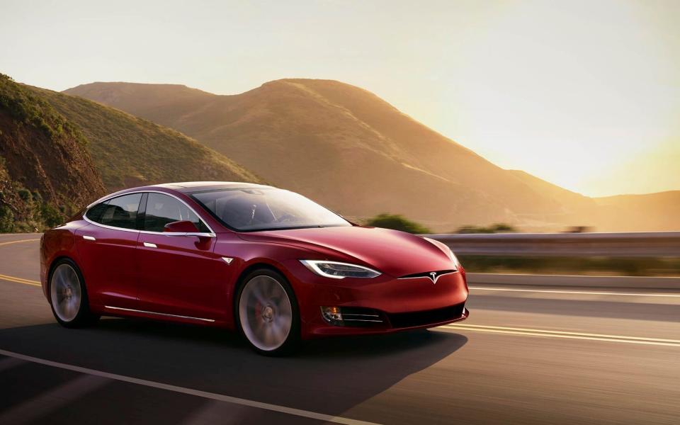 The Tesla Model S - Courtesy of Tesla via AP