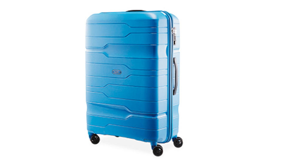 The Polypropylene 76cm suitcase is on sale for just $80 for Saturday's Special Buys