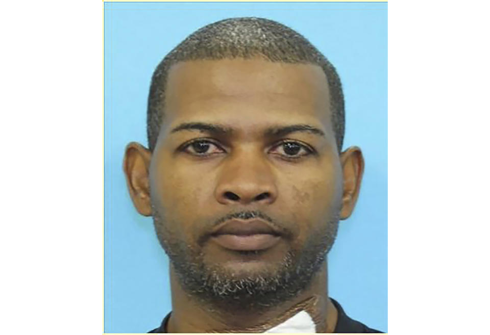 This Texas DMV Drivers License photo provided by Fort Bend County Sheriff's Office shows Alrick “Shawn” Barrett, in 2022. Barrett fatally shot his estranged wife and three other relatives, including his 8-year-old niece, at a home in suburban Houston over the weekend before killing himself, authorities said Wednesday, Jan. 17, 2024. (Fort Bend County Sheriff's Office via AP)