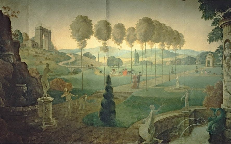 Rex Whistler's mural, The Expedition in Pursuit of Rare Meats  - Wiki