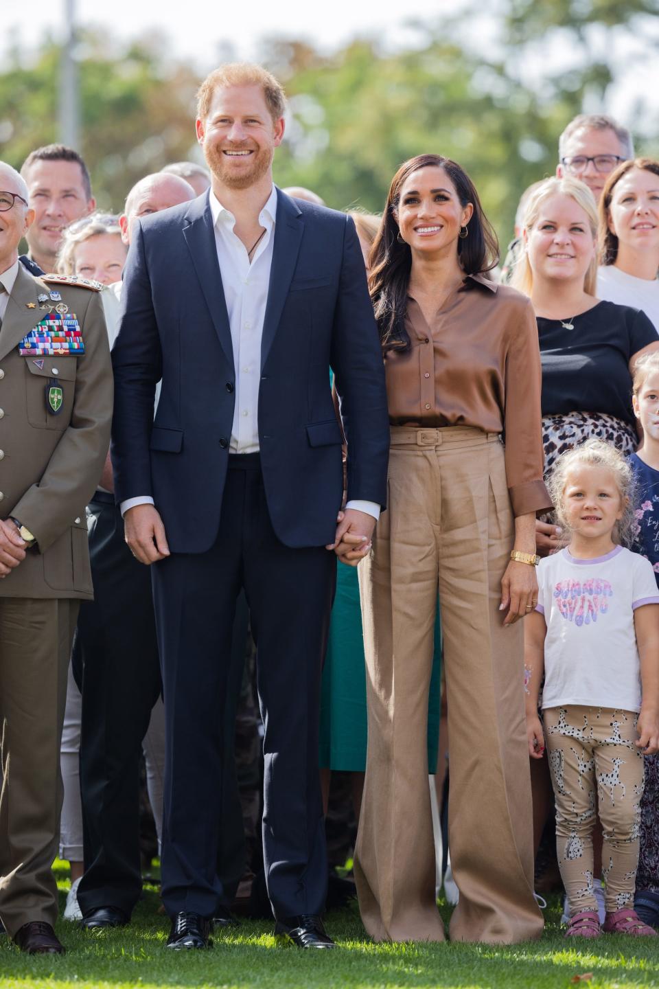 Meghan Markle and Prince Harry attend a NATO meeting at the Invictus Games in September 2023.
