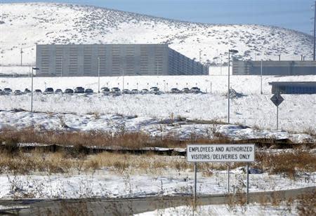 A National Security Agency (NSA) data gathering facility is seen in Bluffdale, about 25 miles (40 km) south of Salt Lake City, Utah, December 16, 2013. Jim Urquhart/REUTERS