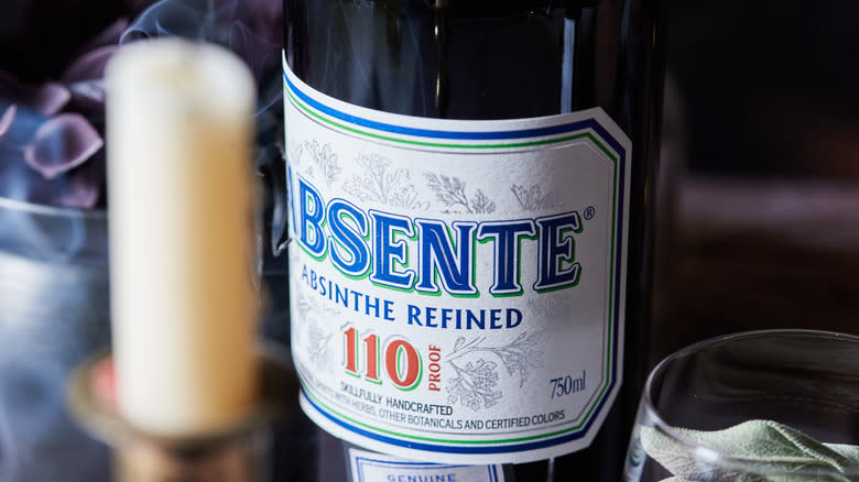 bottle of absinthe