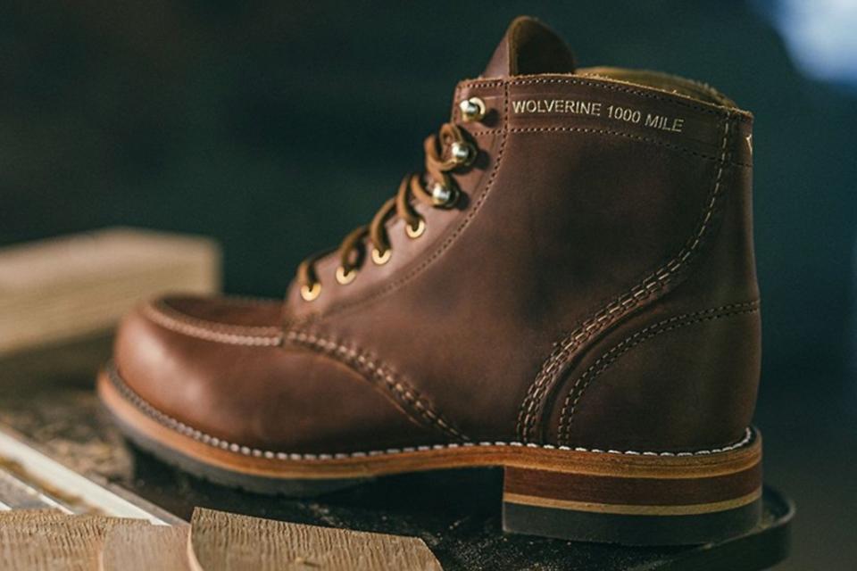 Wolverine x Old Rip Van Winkle’s 1000 Mile boots. - Credit: Courtesy of Wolverine