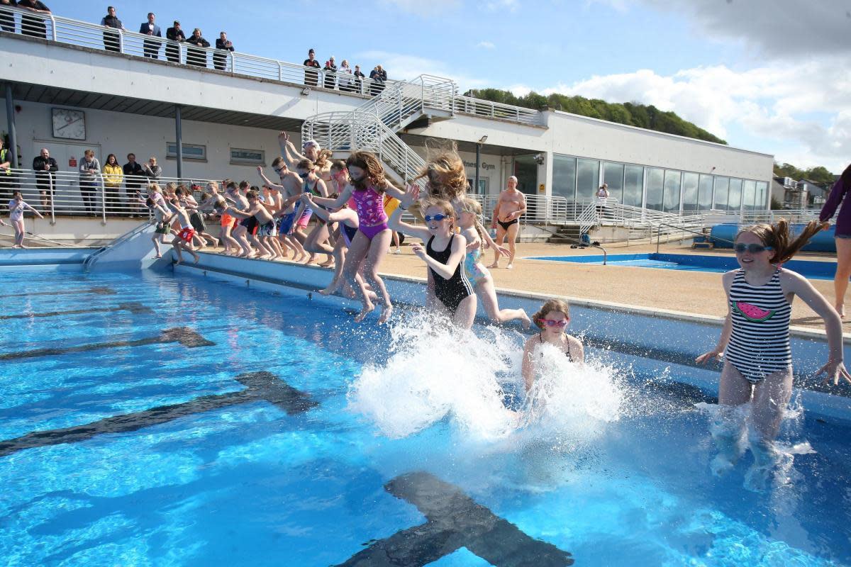 Gourock Outdoor Pool will reopen this week <i>(Image: George Munro)</i>