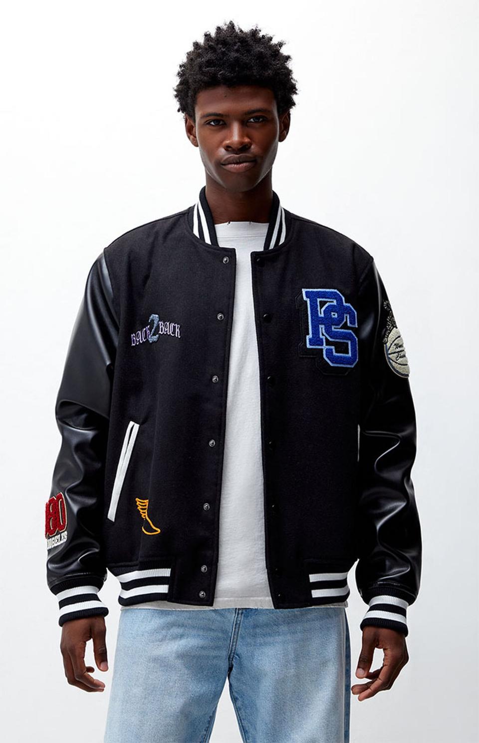 PacSun Varsity Patch Jacket