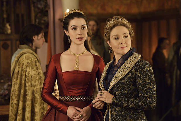 Adelaide Kane Porn - Reign' Star Megan Follows on Catherine and Mary's Relationship: 'Keep Your  Enemies Close'