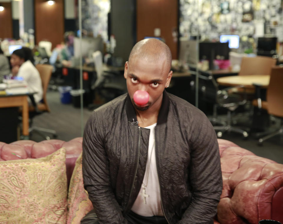 The master impressionist and "SNL" star clowned around with HuffPost Live on May 12, 2015.