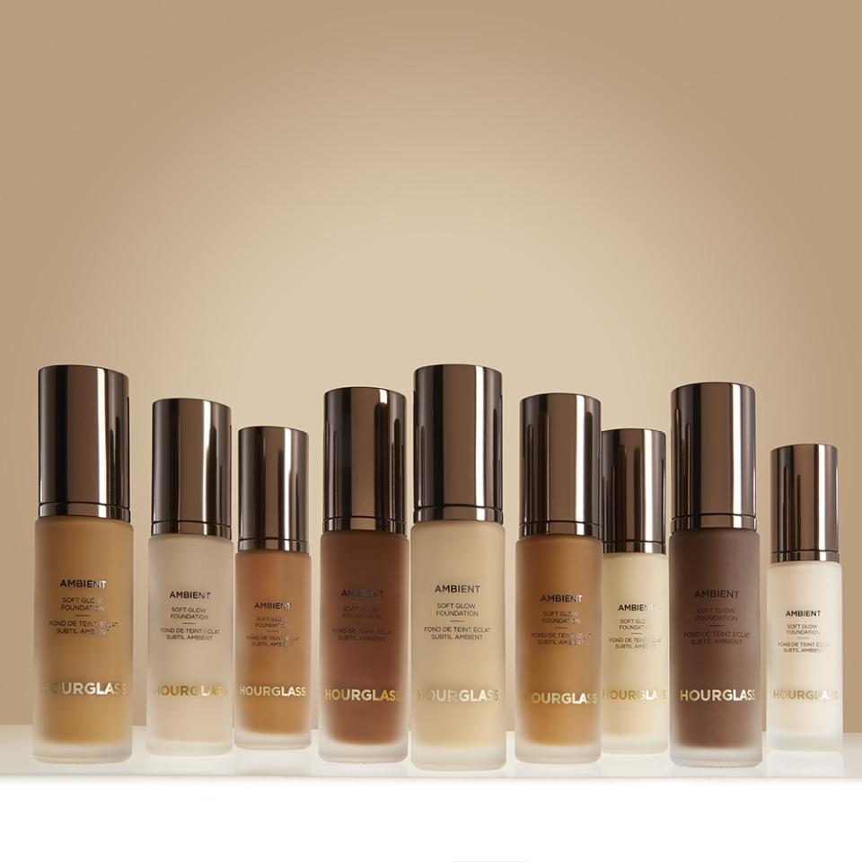 Hourglass Ambient Soft Glow Foundation range. - Credit: RICARDO LOZANO