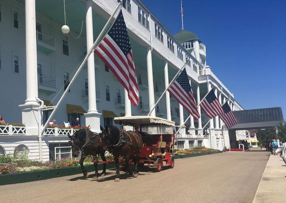 The Grand Hotel on Mackinac Island celebrates its 130th anniversary on Monday, July 10.