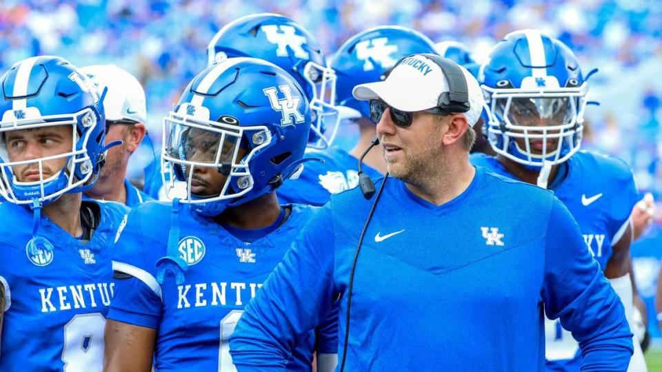 Of the first game of his second stint as Kentucky offensive coordinator, Liam Coen said, “We definitely would have liked to put out a little better performance than that.”