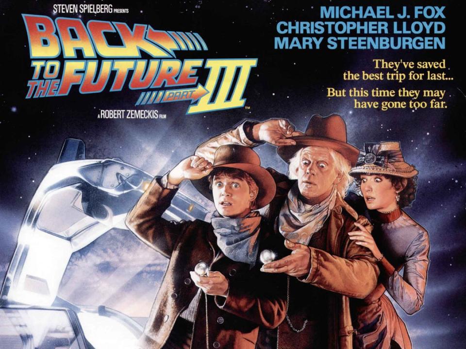 Back To The Future Part III poster