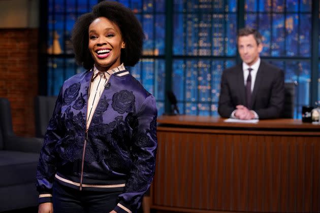 Comedian Amber Ruffin rose to national prominence as a writer for 