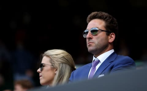 Gimelstob stares ahead wearing sunglasses - Credit: PA