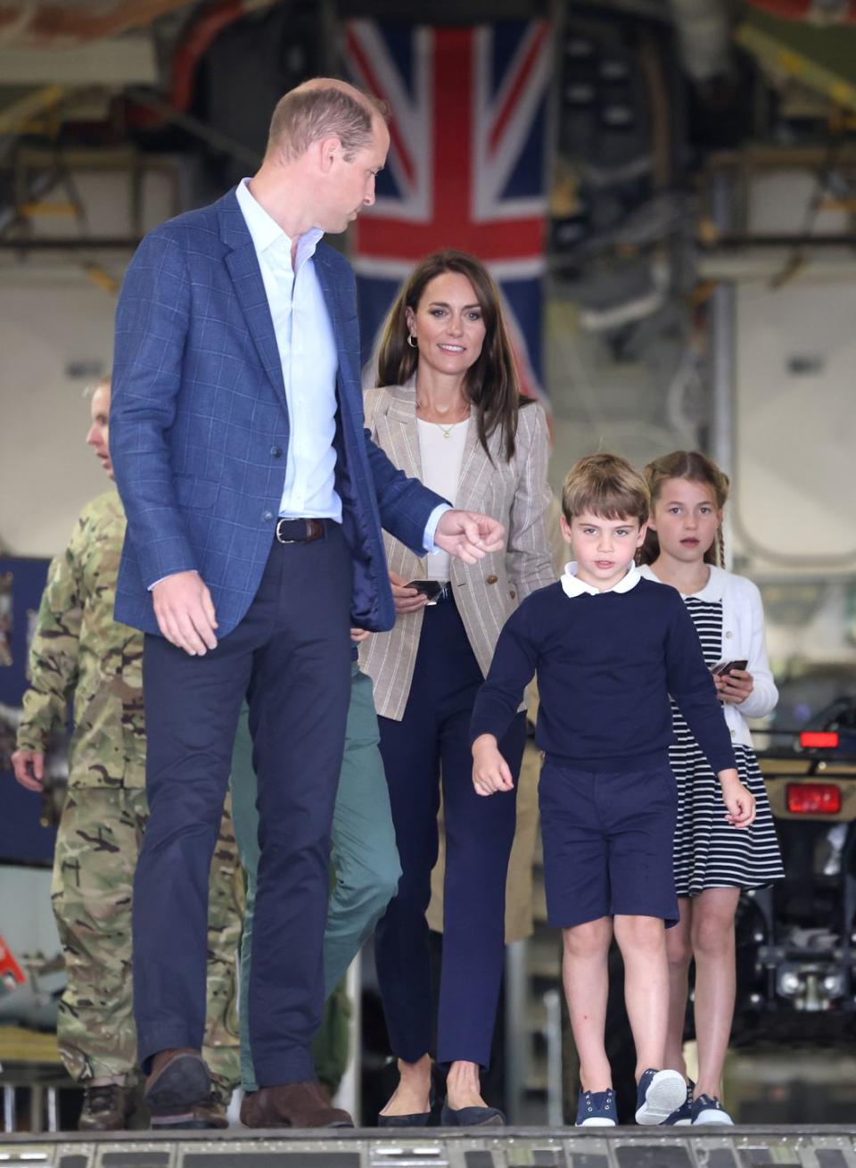 the prince and princess of wales visit the air tattoo