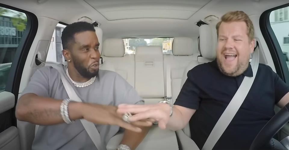 Carpool Karaoke with Diddy and James Corden on The Late Late Show with James Corden. (YouTube)
