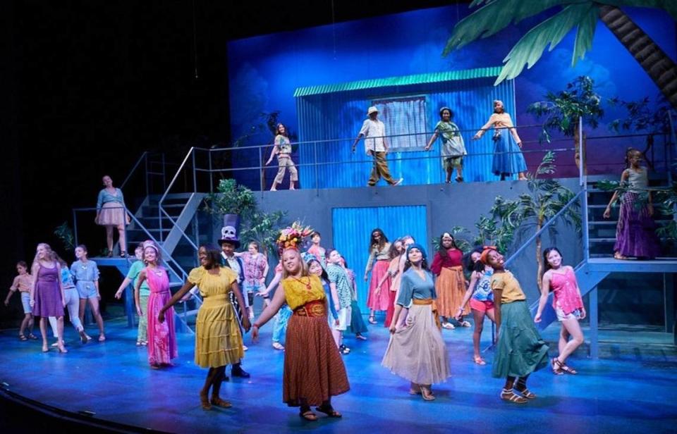 “Once On This Island Jr.” was among the OnStage shows performed by Children’s Theater of Charlotte’s School of Theatre Training students in 2019.