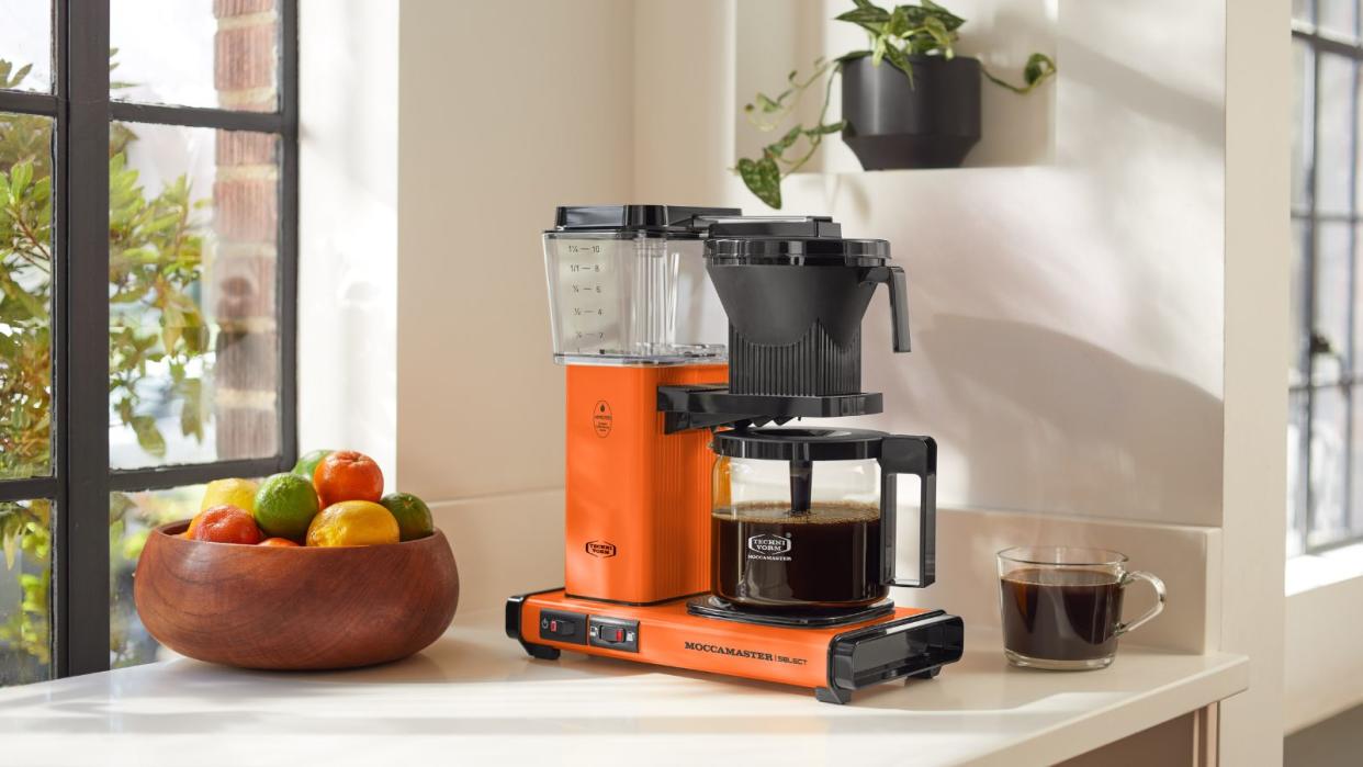  A Moccamaster KGBV by Technivorm coffee maker illustrating coffee maker mistakes 
