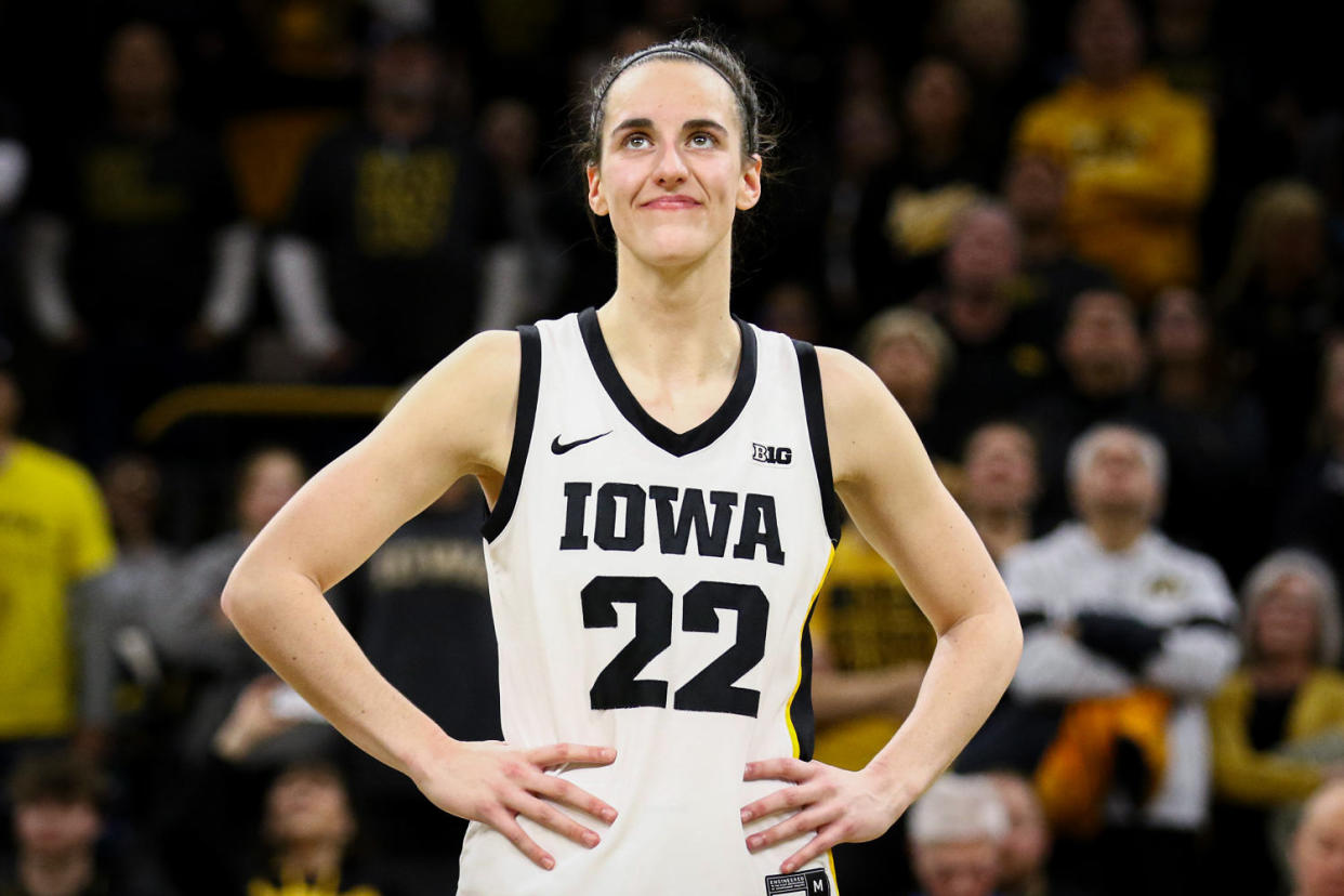 University of Iowa's Caitlin Clark says she will enter the 2024 WNBA draft