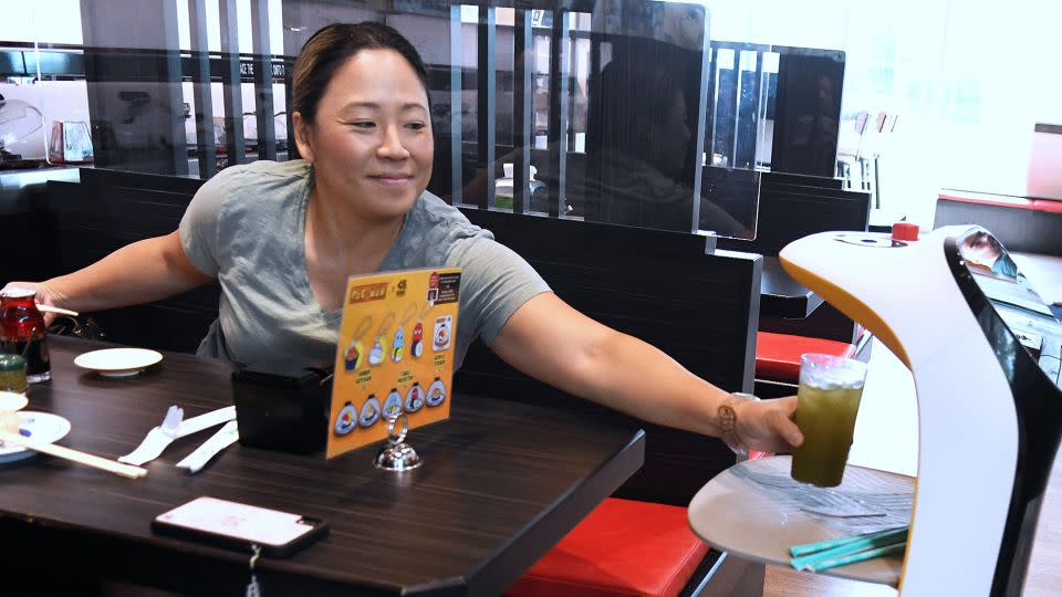 A Kura Revolving Sushi Bar in Orlando, Florida, in September 2022. - Paul Hennessy/Anadolu Agency/Getty Images