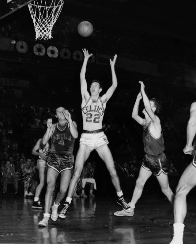 Basketball coach Bob Cousy, returning as a player after a six-year News  Photo - Getty Images