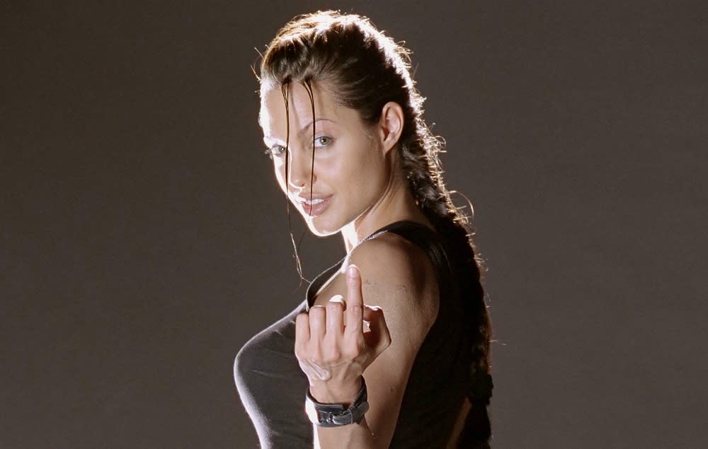 Angelina Jolie in 2001's 'Lara Croft: Tomb Raider' (credit: Paramount Pictures)