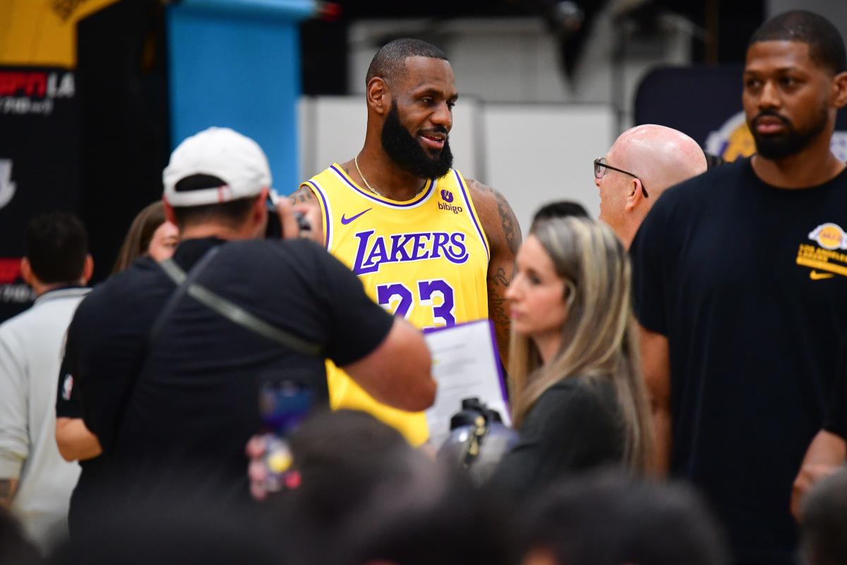 The date for the Lakers’ 2024-25 Media Set has been set